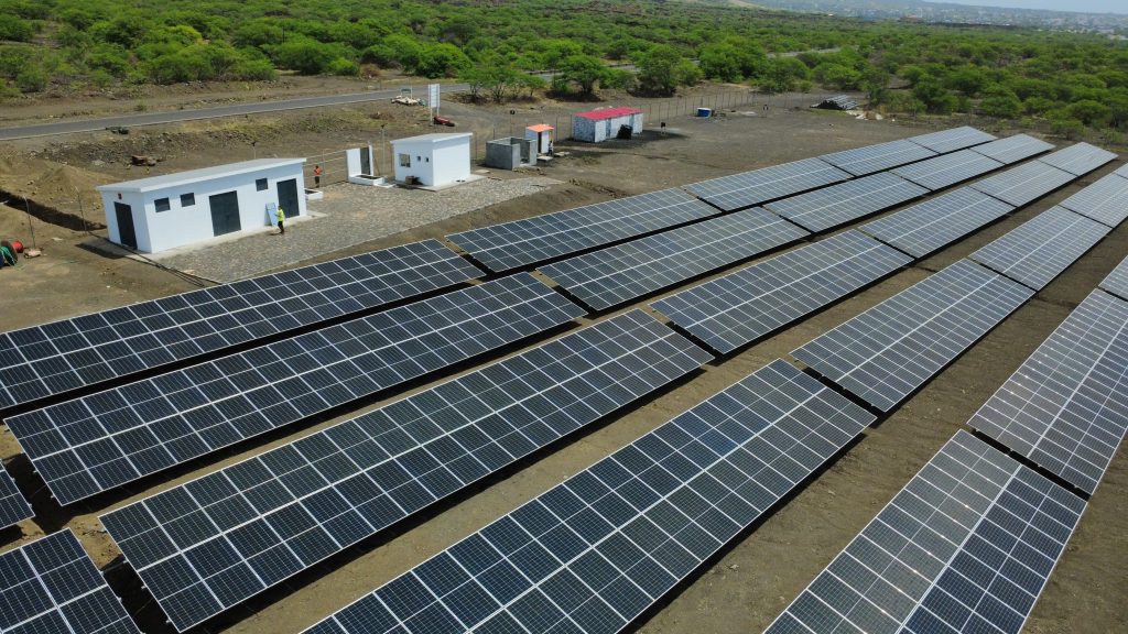 Central Solar Fotovoltaica de Santo Antão, instalação solar de 1,20 MWp em Porto Novo, Cabo Verde