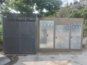 Parquing de Tiana con energías renovables y movilidad eléctrica.